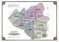 Index Map - Paterson City Outline Map, Passaic County 1877